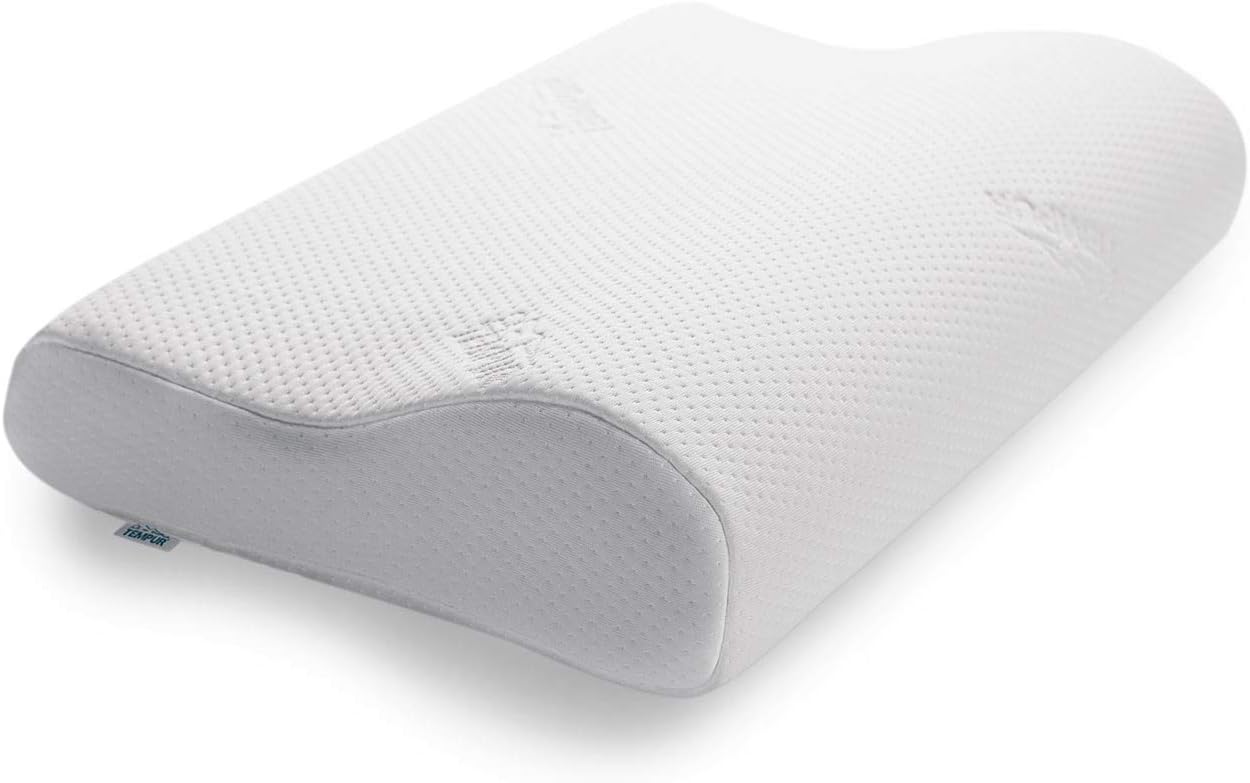 TEMPUR Original Almohada cervical viscoelástica, almohada ergonómica para dormir boca arriba y de lado, Sensación inicial firme